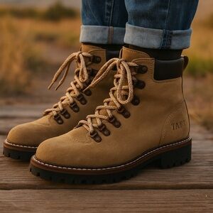 TAFT Viking Boots EU41 US8 /W10 Suede Vibram Hiking Combat Rugged Outdoor Spain